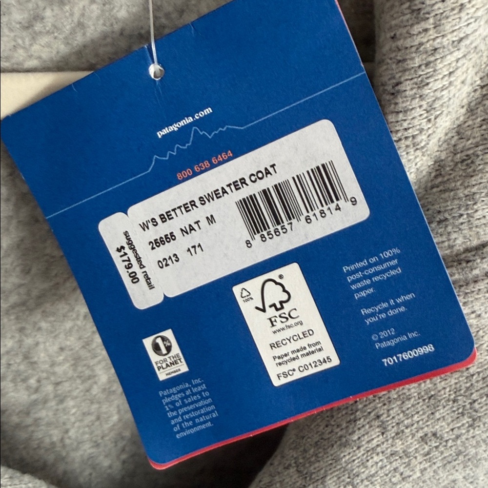 ⭐️NWT Patagonia Better Sweater Coat⭐️ - Picture 6 of 8